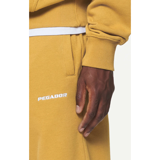 Pegador LOGO HEAVY SWEAT JOGGER VINTAGE WASHED MUSTARD Κίτρινο