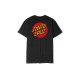 Santa Cruz Classic Dot Chest T-Shirt Μαύρο