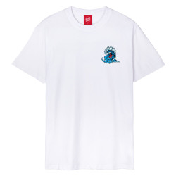 Santa Cruz Screaming Wave T-Shirt Άσπρο