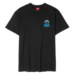 Santa Cruz Screaming Wave T-Shirt Μαύρο