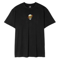 Santa Cruz Dressen Skull Dot Front T-Shirt Μαύρο
