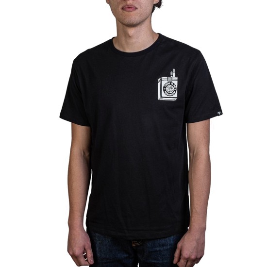 THE DUDES Too Short Smokes T-shirt Μαύρο