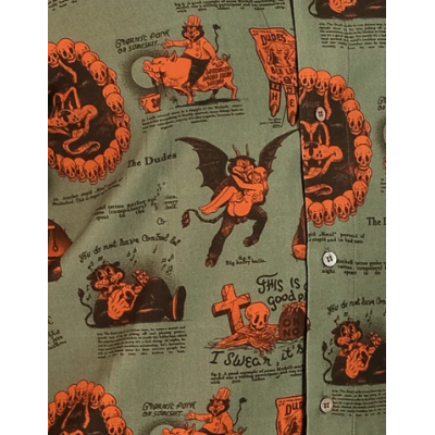 THE DUDES BEELZEBUD Shirt Λαδί THE DUDES BEELZEBUD Shirt Λαδί