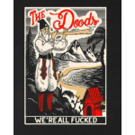 THE DUDES ALL FUCKED T-SHIRT Μαύρο