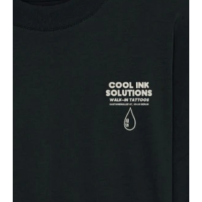 THE DUDES COOL INK PREMIUM T-SHIRT OVERSIZED BLACK Μαύρο THE DUDES COOL INK PREMIUM T-SHIRT OVERSIZED BLACK Μαύρο