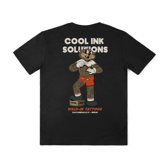 THE DUDES WALKING TATTOO T-Shirt Μαύρο