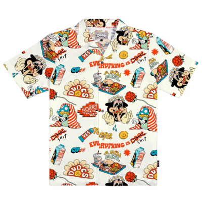 THE DUDES A PILL MEAL HAWAIIAN SHIRT MULTICOLOR Πολύχρωμο THE DUDES A PILL MEAL HAWAIIAN SHIRT MULTICOLOR Πολύχρωμο