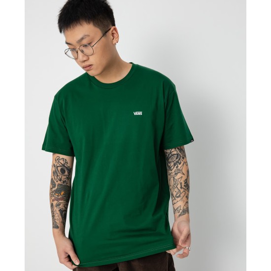 Vans Small Logo Chest T-shirt Πράσινο