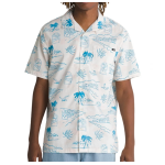 VANS  DAVISTA BUTTONDOWN SHIRT WHITE BLUE Άσπρο