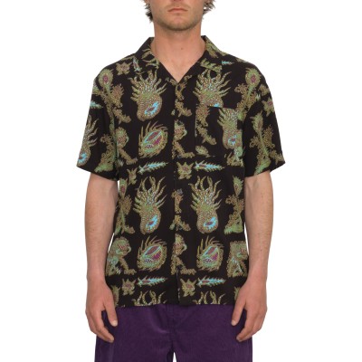 Volcom TETSUNORI SHIRT Mαύρο Volcom TETSUNORI SHIRT Mαύρο