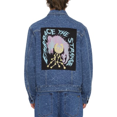 Volcom Tetsunori Unisex Denim Jacket Lazer Blue Μπλε Volcom Tetsunori Unisex Denim Jacket Lazer Blue Μπλε