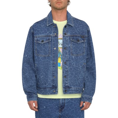 Volcom Tetsunori Unisex Denim Jacket Lazer Blue Μπλε Volcom Tetsunori Unisex Denim Jacket Lazer Blue Μπλε
