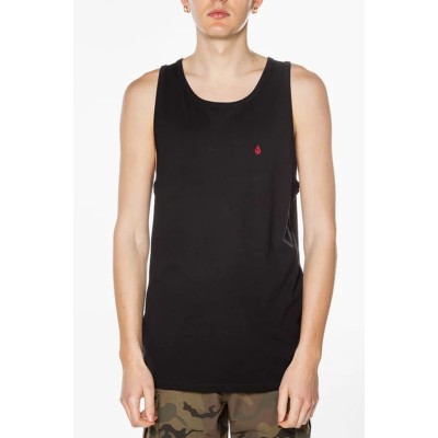 Volcom Stone Blanks Tank Μαύρο Volcom Stone Blanks Tank Μαύρο