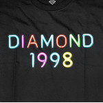 Diamond Radiant Neon T-Shirt μαύρο