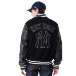 NEW ERA Veste Teddy MLB Lifestyle Varsity New York Yankees Μαύρο