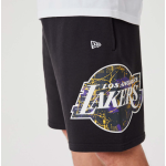 New Era LA Lakers NBA Team Logo Black Shorts Μαύρο