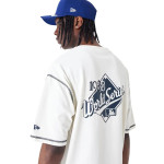 New Era LA Dodgers MLB World Series Oversized T-Shirt  Άσπρο