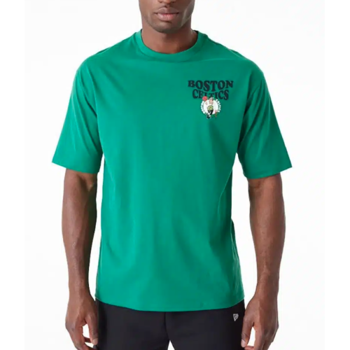 New Era Boston Celtics NBA Script T-Shirt – Green Πράσινο