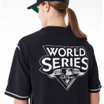 NEW ERA New York Yankees MLB World Series Black Oversized Ανδρικό T-Shirt Μαύρο