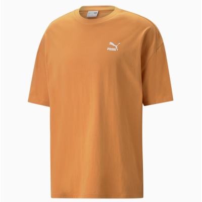 Puma Classics Oversized Tee Men Πορτοκαλί Puma Classics Oversized Tee Men Πορτοκαλί