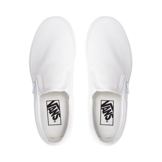 Vans Classic Slip On Άσπρο