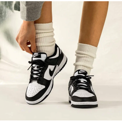 Nike Dunk Low Black White Μαύρο  Άσπρο