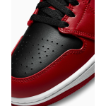 Air Jordan 1 Mid "Reverse Bred" Μαύρο Κόκκινο
