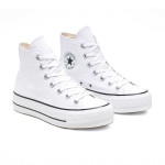 Converse Chuck Taylor All Star Lift Leather High Top Άσπρο