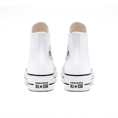 Converse Chuck Taylor All Star Lift Leather High Top Άσπρο Converse Chuck Taylor All Star Lift Leather High Top Άσπρο