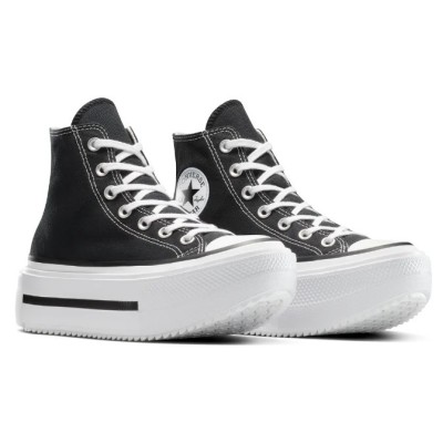 Converse Chuck Taylor All Star Lift Double Stack Μαύρo
