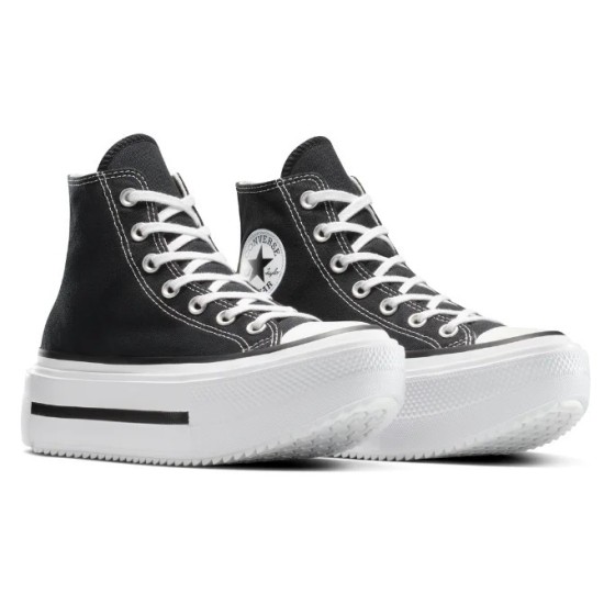 Converse Chuck Taylor All Star Lift Double Stack Μαύρo