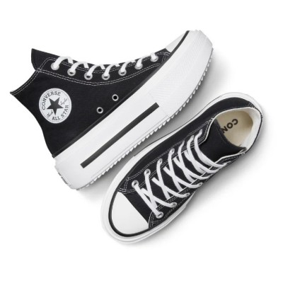 Converse Chuck Taylor All Star Lift Double Stack Μαύρo