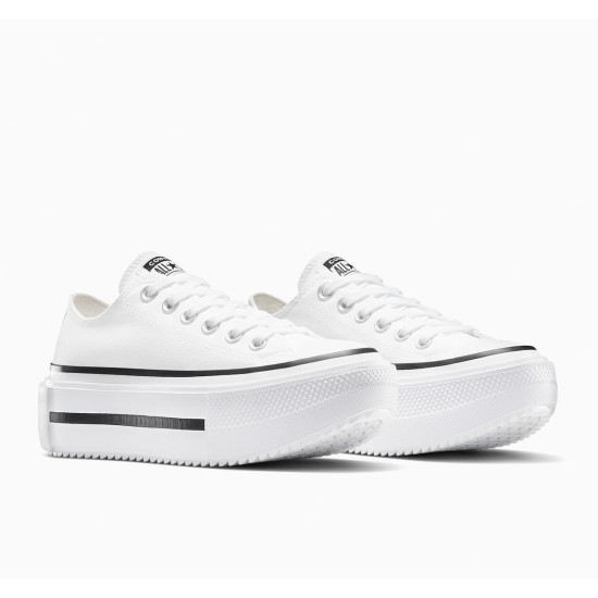 Converse Women's Chuck Taylor All Star OX Lift Double Stack Άσπρο