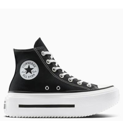 Converse Chuck Taylor All Star Lift Double Stack Μαύρo