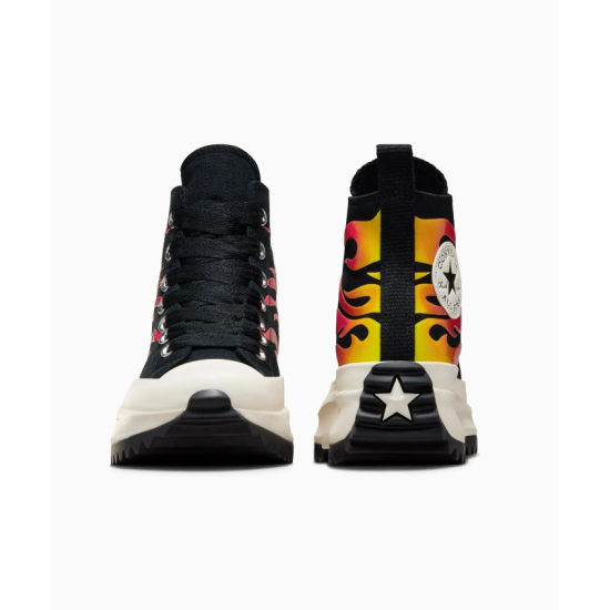 Unisex Converse Run Star Hike Flames High Top Black
