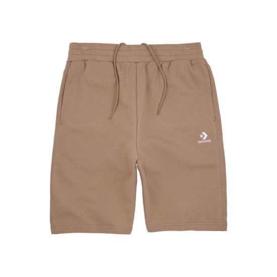 Converse Go-To Standard Fit 9 Fleece Shorts Καφέ