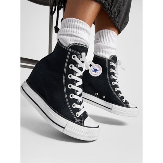 ConverseWedge Platform Μαύρο
