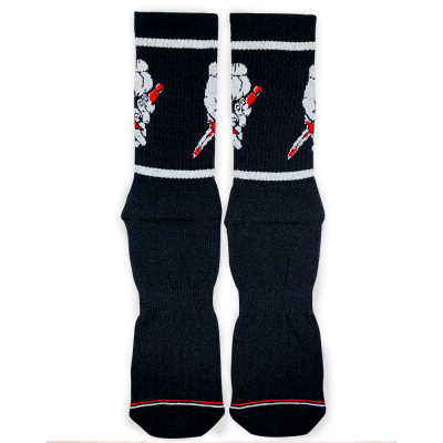 Bee Unusual Street Sugar “Double Crosser” socks Μαύρο