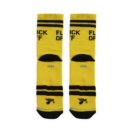 Βee Unusual “Fuck Off” socks Κίτρινο 