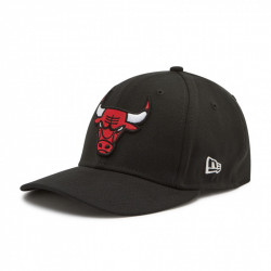 New Era Chicago Bulls Black 9FIFTY Stretch Snap Cap Μαύρο