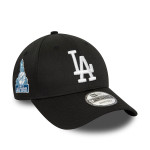 New Era LA Dodgers World Series Patch 9FORTY Adjustable Cap Μαύρο