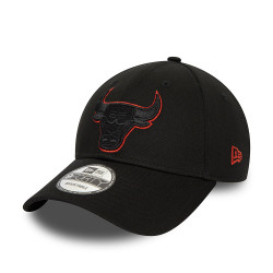 NEW ERA Chicago Bulls Metallic 9FORTY Adjustable Cap Μαύρο