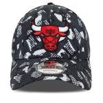 New Era Chicago Bulls NBA Seasonal Print Black 9FORTY Adjustable Cap Πολύχρωμο
