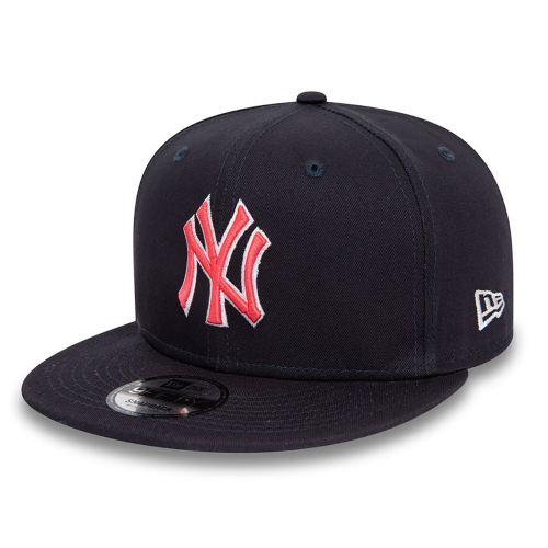 New Era Yankees MLB Outline Navy 9FIFTY Adjustable Cap Μπλε