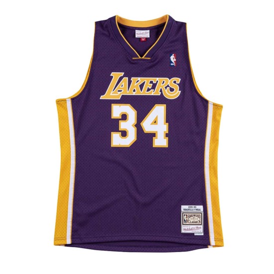 Mitchell & Ness Swingman Jersey Los Angeles Lakers 1999-00 Shaquille ONeal purple