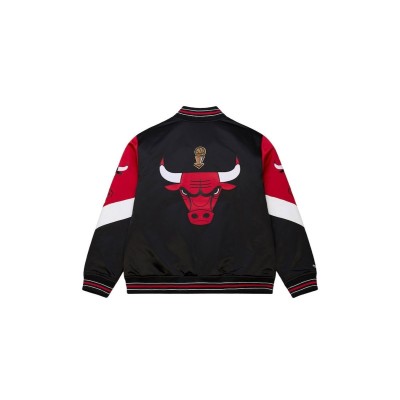 Mitchell & Ness Nba Throw It Back Satin Chicago Bulls Μαύρο Mitchell & Ness Nba Throw It Back Satin Chicago Bulls Μαύρο