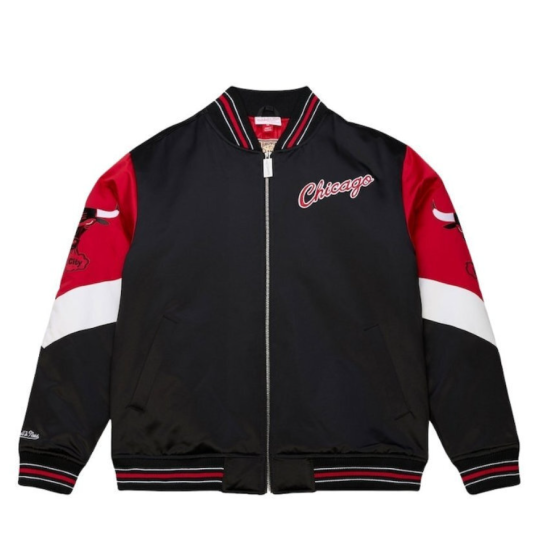 Mitchell & Ness Nba Throw It Back Satin Chicago Bulls Μαύρο