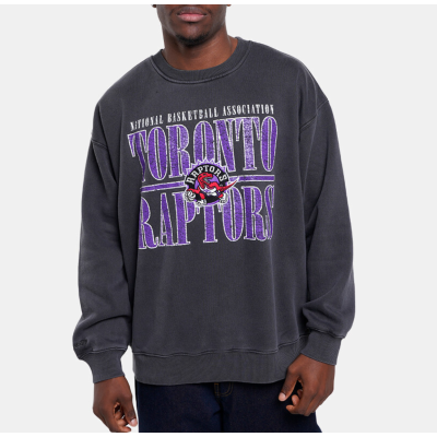Mitchell & Ness Nba Downtown Fleece Crew Vintage Γκρι