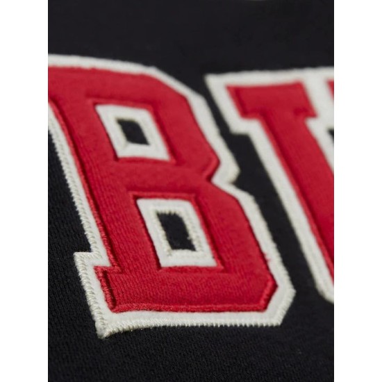 Mitchell & Ness Nba Courtside Fleece Vintage Logo Μαύρο Mitchell & Ness Nba Courtside Fleece Vintage Logo Μαύρο