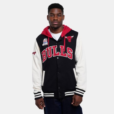 Mitchell & Ness Nba Courtside Fleece Vintage Logo Μαύρο